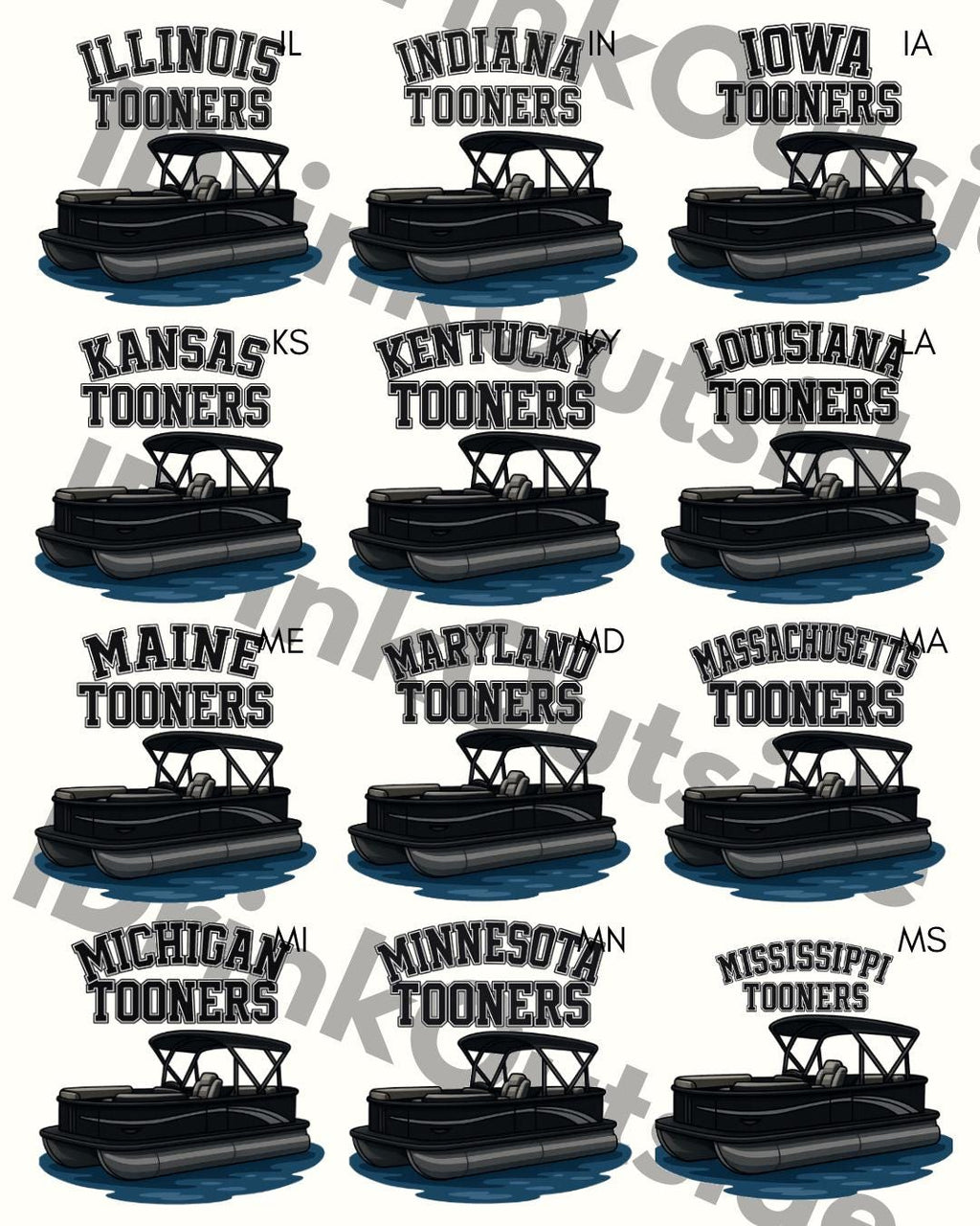 State Tooners - Black/Silver - Unisex