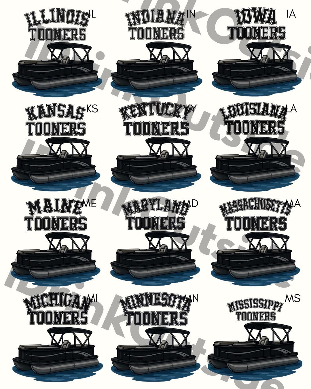 State Tooners - Black/Silver - Unisex