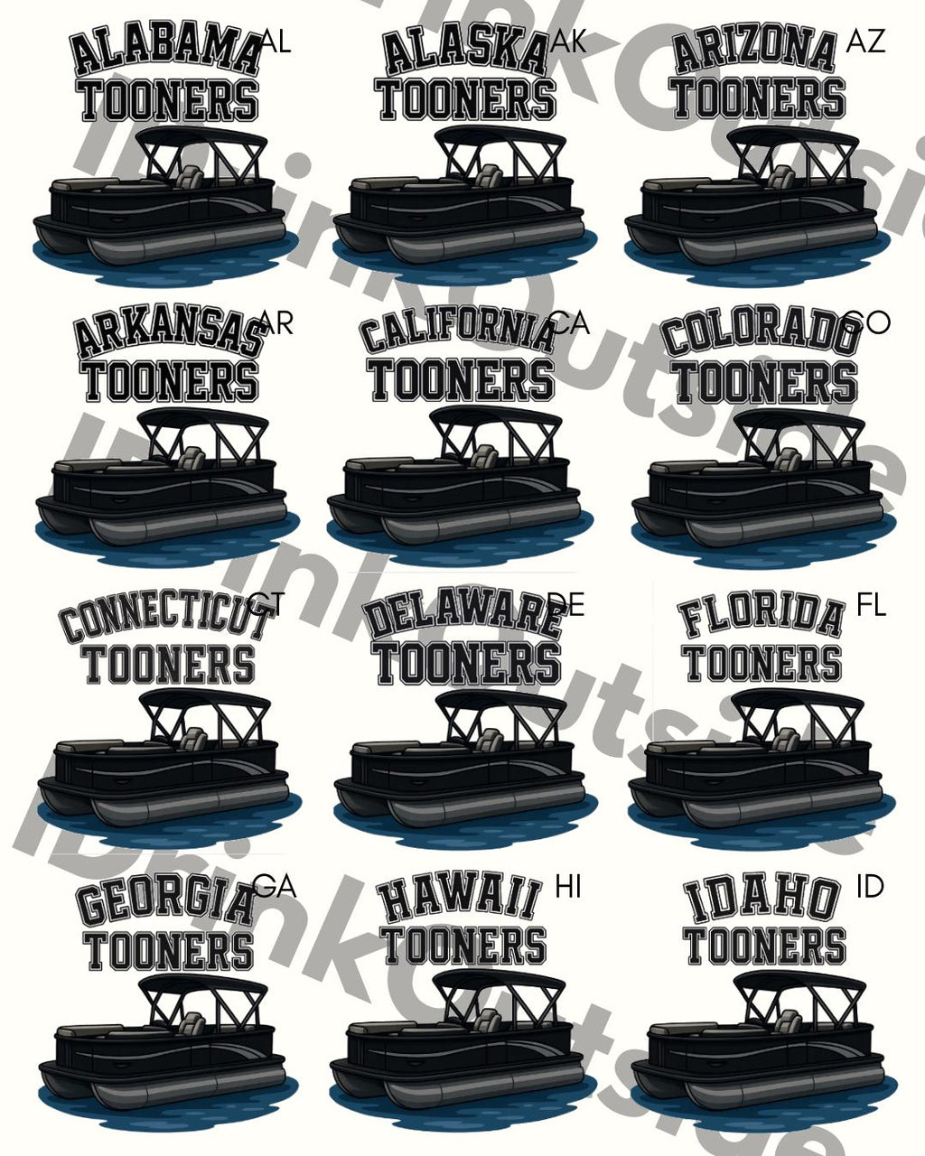 State Tooners - Black/Silver - Unisex